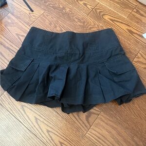 Zara Women's Black Flared Skorts